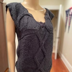 Tory Burch Versatile Vest Sweater XL